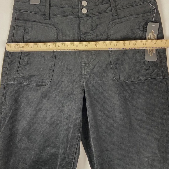 Bebe Black Velvet Cordoroy Bellbottom Bootcut Jeans Pants NEW Sz30x34 (sku44) - Picture 9 of 16